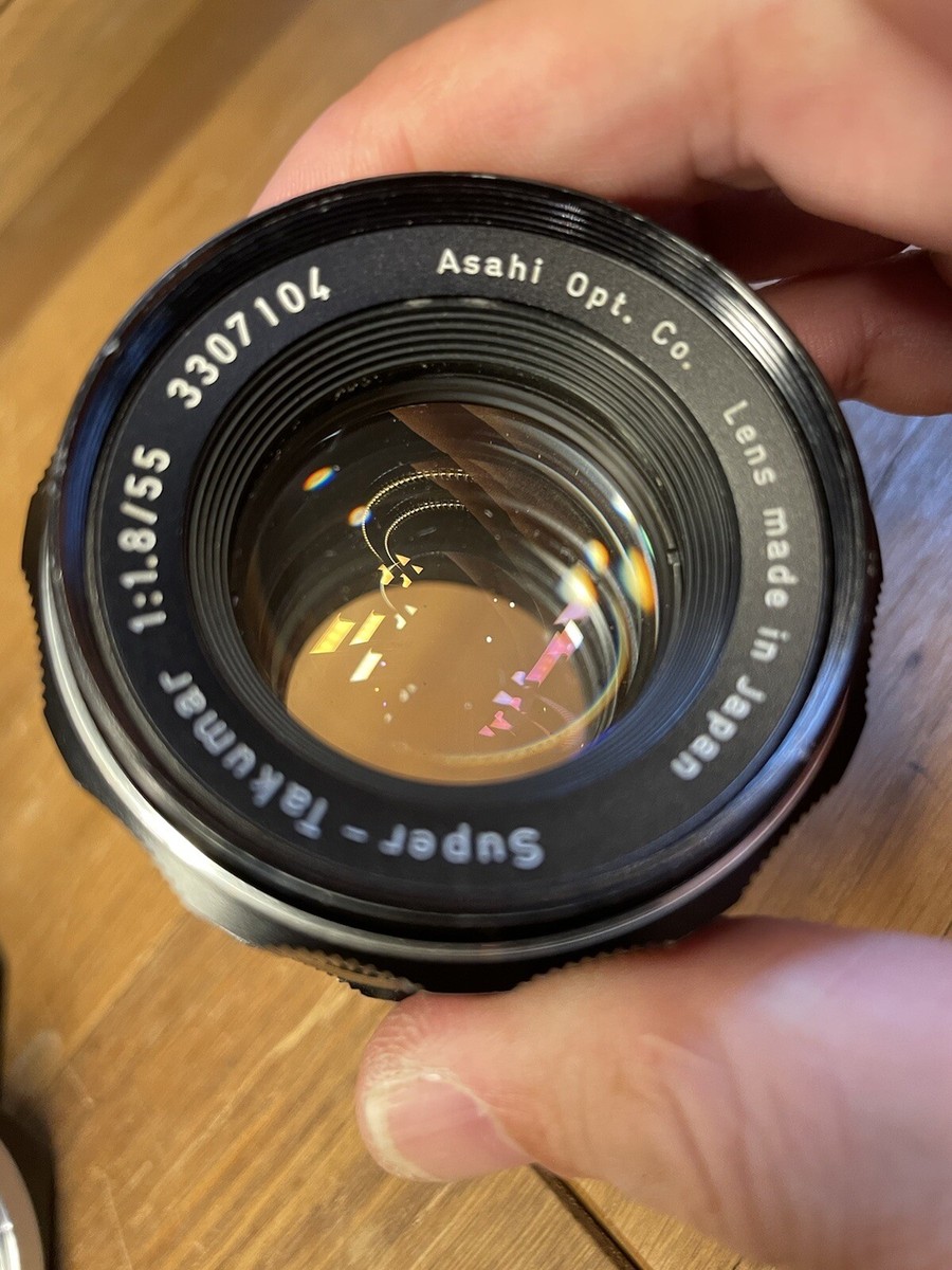 PENTAX SP Super-Takumar 55mm 1.8 即撮影可 PENTAX SP ブラック / Super-Takumar 55mm F1.8 ペンタックス