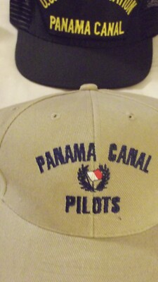 TWO NEW Panama Canal Hats