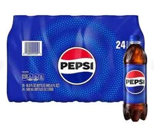 Pepsi Cola – Refreshing Classic Soda, 16.9 fl oz Bottles, 24-Pack