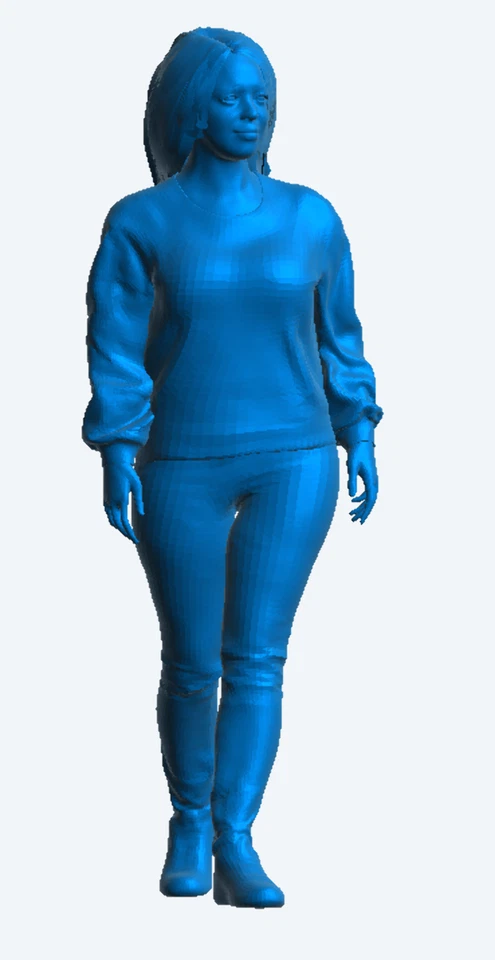 Jager Hobby W9 – Scale Model Casual African Woman with Dreadlocks - Image 2 of 4