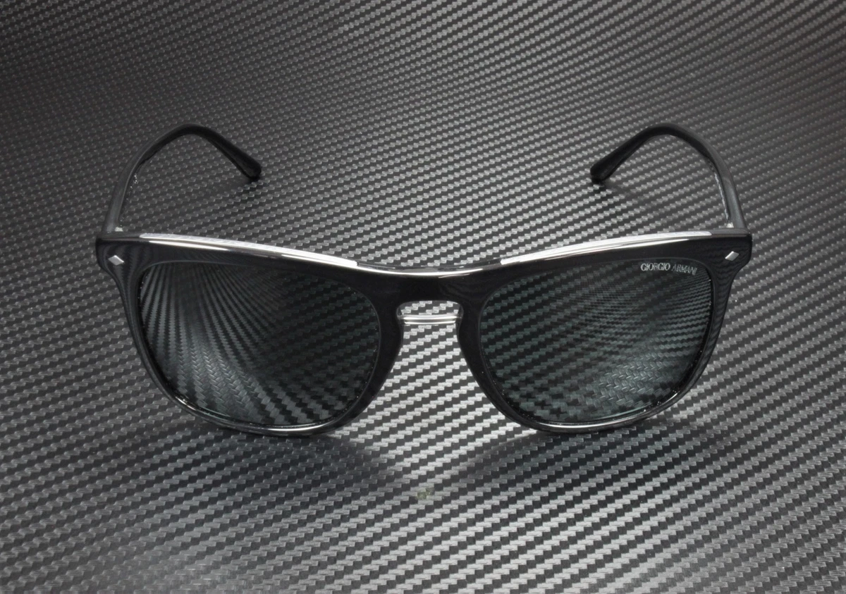 GIORGIO ARMANI AR8107 5017R5 53 Black Blue 53 mm Men s Sunglasses