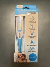 NEW/SEALED! iProven Oral Thermometer Adult/Kids Fever Waterproof DTR-1835 BLU