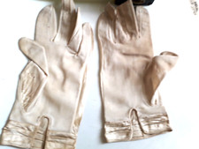 ANTIQUARIATO GUANTI IN PELLE CAPRETTO FINE 800