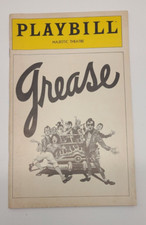 Grease Playbill 1979-80 Majestic Theatre Broadway Shannon Fanning Frank Piegaro