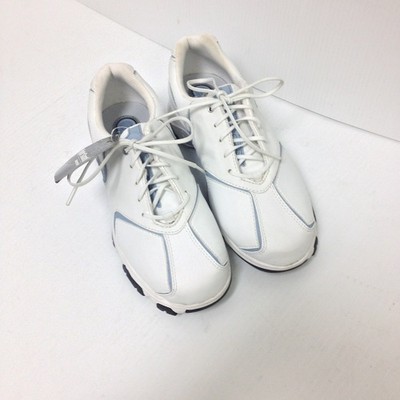 light blue golf shoes