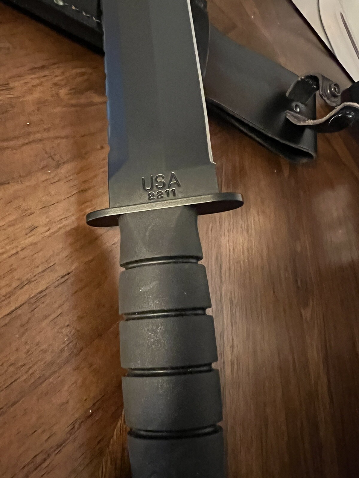 KABAR BIG BROTHER KRATON G Tactical Knife 2211 w/sheath—Never Used