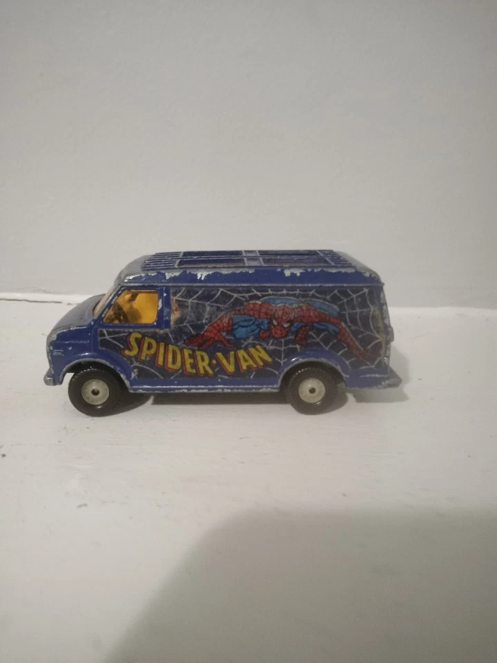 Vintage 1979 Die cast Corgi 436 Spider Man Van 1/43 scale w FAST Shipping - Image 2 of 4