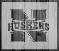 Nebraska Cornhuskers Plastic Reusable Stencil *FAST SHIPPING* MULTI-SIZES