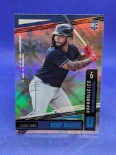 2020 Panini Unparalleled Bobby Bradley Galactic SSP Rookie RC #8 Guardians MLB