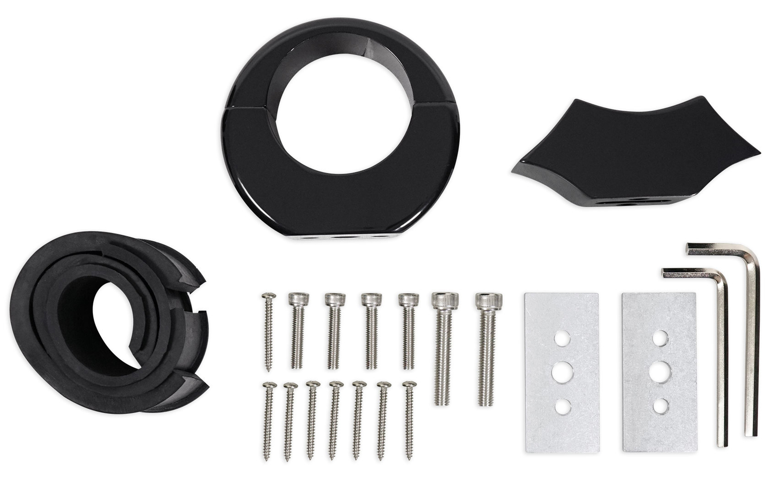 Корпус колонки Rockville DMAC65B Dual 65 Black Aluminum Tower из черного алюминия для вейкбординга