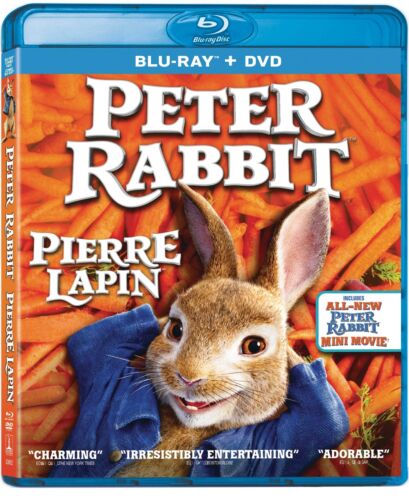 Peter Rabbit (Blu-ray) Rose Byrne Domhnall Gleeson Sam Neill Marianne Baptiste - Picture 1 of 5