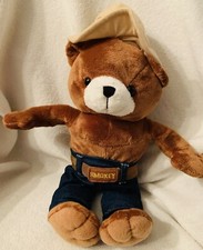 Smokey The Bear Plush Official Licensee 16" Denim Jeans Hat Belt Stuffed Animal