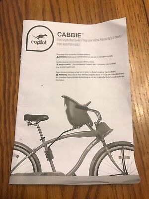 Copilot Cabbie Front Bicycle Child Carrier Manual Only Ships N 24h | eBay