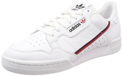 80s continental trainers white white scarlet navy