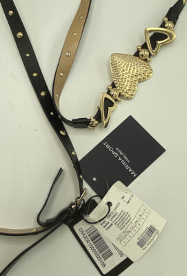 MARINA RINALDI Women Belt LABDA Black Skinny Wraparound  display picture 1