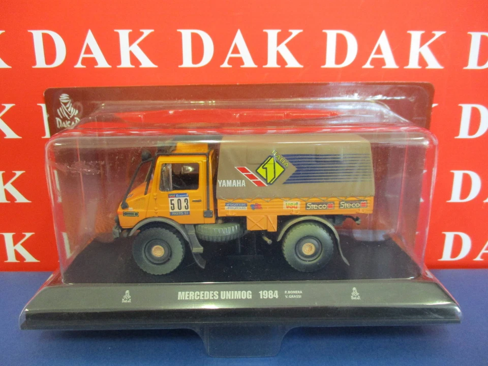 Die cast 1/43 Modellino Camion Truck Mercedes Unimog Paris-Dakar 1984 - Immagine 4 di 4