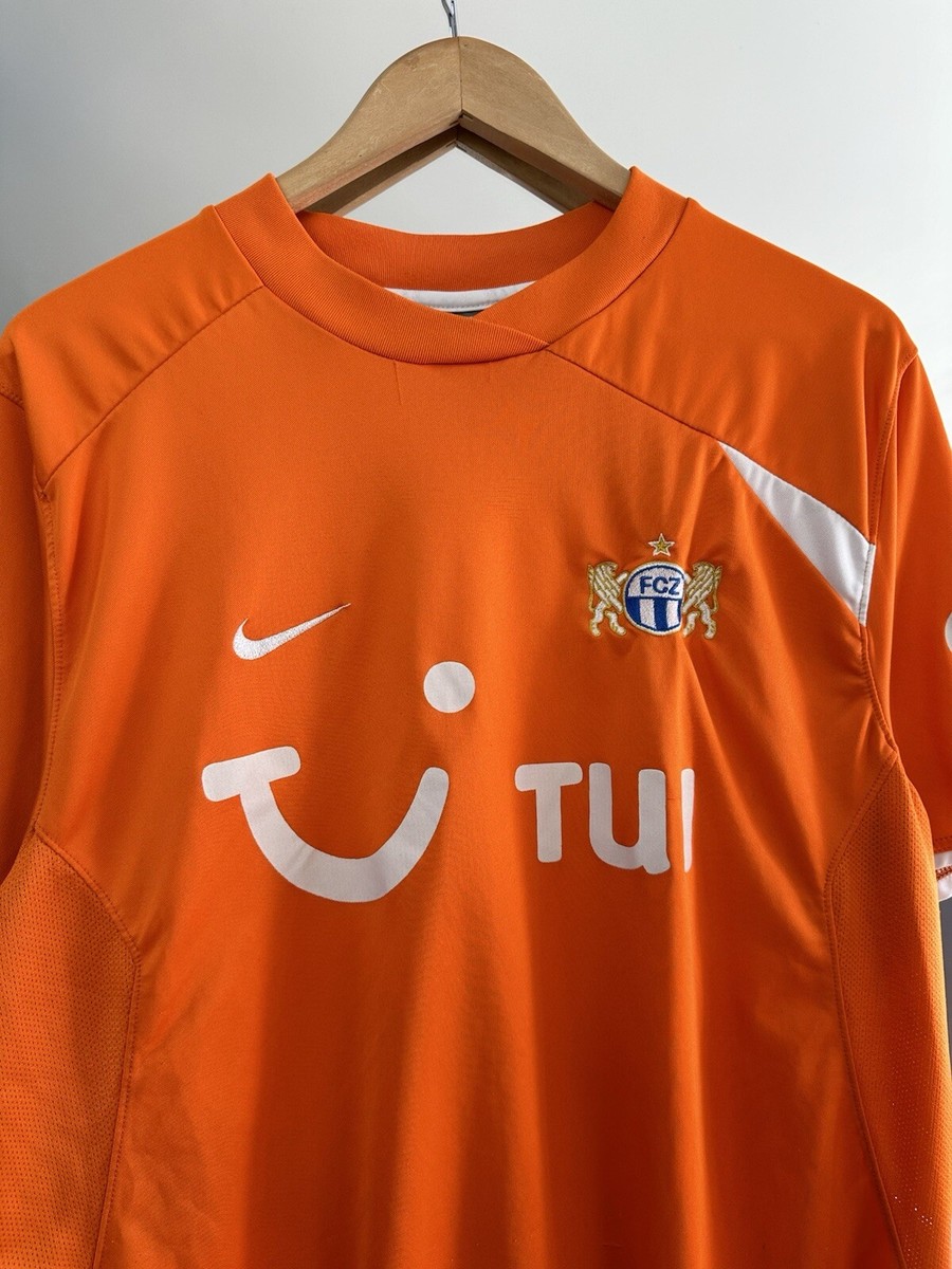 Nike Zurich 2008 2009 Away Football Shirt Soccer Jersey Orange
