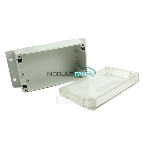 Clear Waterproof Plastic Electronic Project Box Enclosure Cover Case Hard Shell - Picture 2 of 6