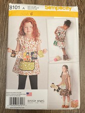Childs Dress and Tunic Sizes 3-6 Simplicity 8101 Sewing Pattern