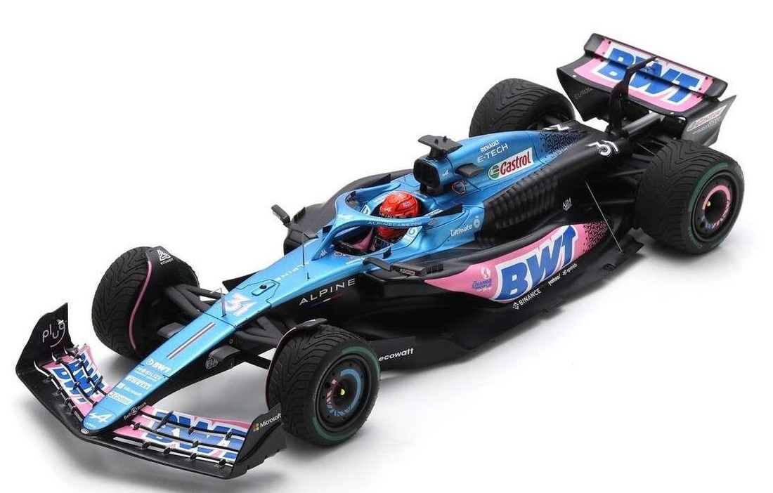 1:18 Spark 18S881 Esteban Ocon Alpine A523 3rd place Monaco GP 2023