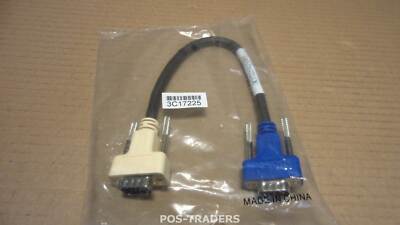3Com 3C17225 DB9 Male to Male Cable SuperStack 3 Switch 4400 Extender Cable NEU