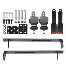 Fits For E-Z-G-O Yamaha Club Car 2 Passenger Retractable Seat Belt  Bracket Kit
