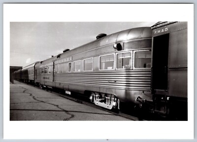 F.W. & D. Zephyr Passenger Train - 5 x 7 Inch Photo