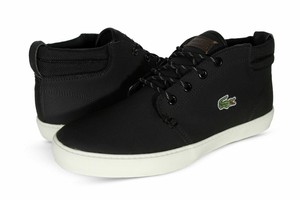 lacoste ampthill black leather