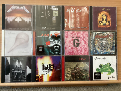 Metal, Grunge, Hard 90s incl. '86 M. of Puppets, Korn, Bush, Deftones (12 CDs)