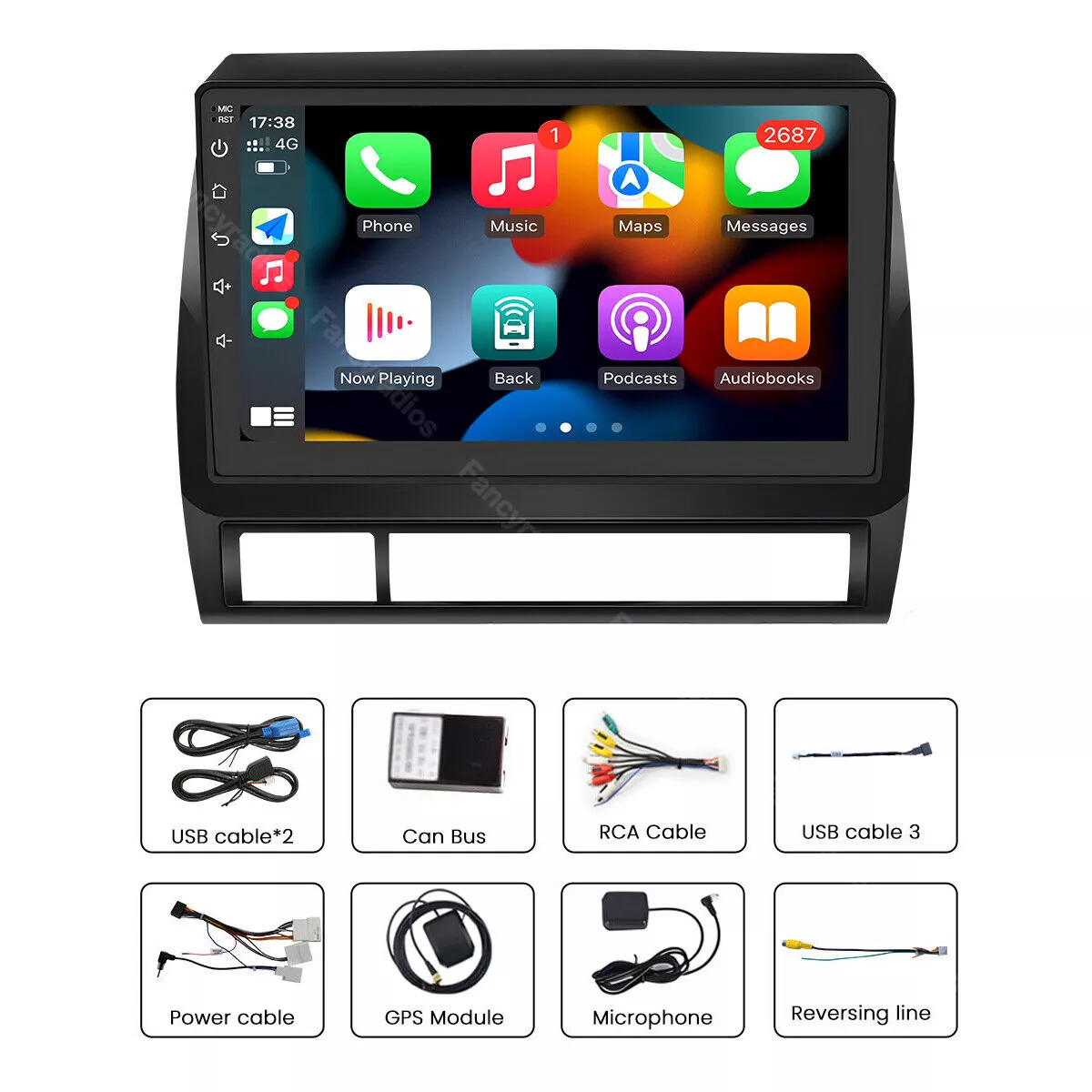 Android 13.0 Apple Carplay Car Radio Stereo GPS WIFI For Toyota Tacoma 2005-2013 Android 13.0 Apple Carplay Car Radio Stereo GPS WIFI For Toyota Tacoma 2005-2013