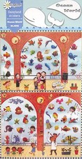 Daisyland Ocean World Scrapbooking Sticker Sheet  KAWAII 