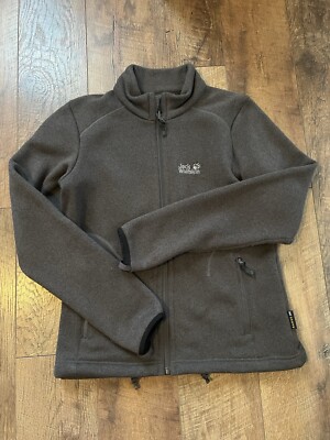 JACK WOLFSKIN Fleece Sweater Better  Zip Jumper Cardigan Jacket Womens Size M