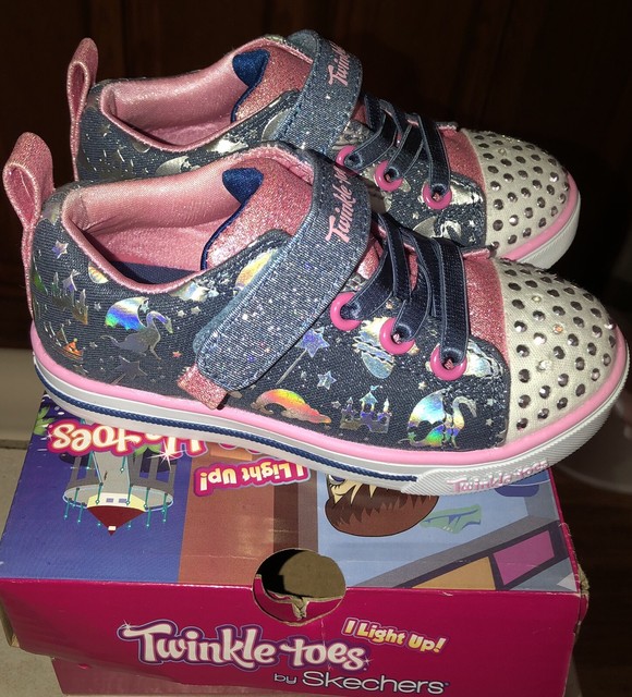 skechers light up unicorn shoes