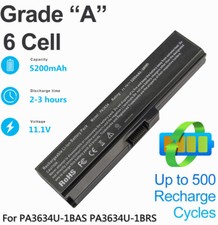 PA3634U-1BRS Battery for Toshiba Satellite C650D C655D P755 L630 M305 PA3635U