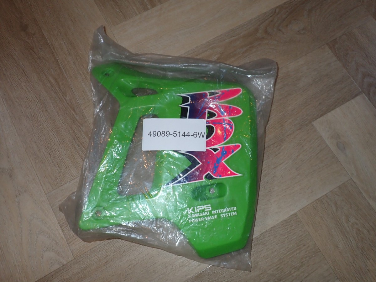 Kawasaki KDX200 1992 NOS OEM Right Hand Radiator Shroud 49089-5144