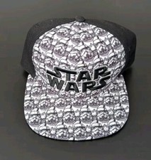 Adjustable Star Wars Storm Trooper Flat Bill Embroidered Baseball Hat Snapback