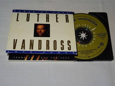 LUTHER VANDROSS - POWER OF LOVE / 2 TRACK USA PROMO-MAXI-CD 1991