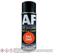 Rostschutzlack  RAL 2002 Blutorange 4 in 1 Dickschichtlack Lack Spray Spraydose