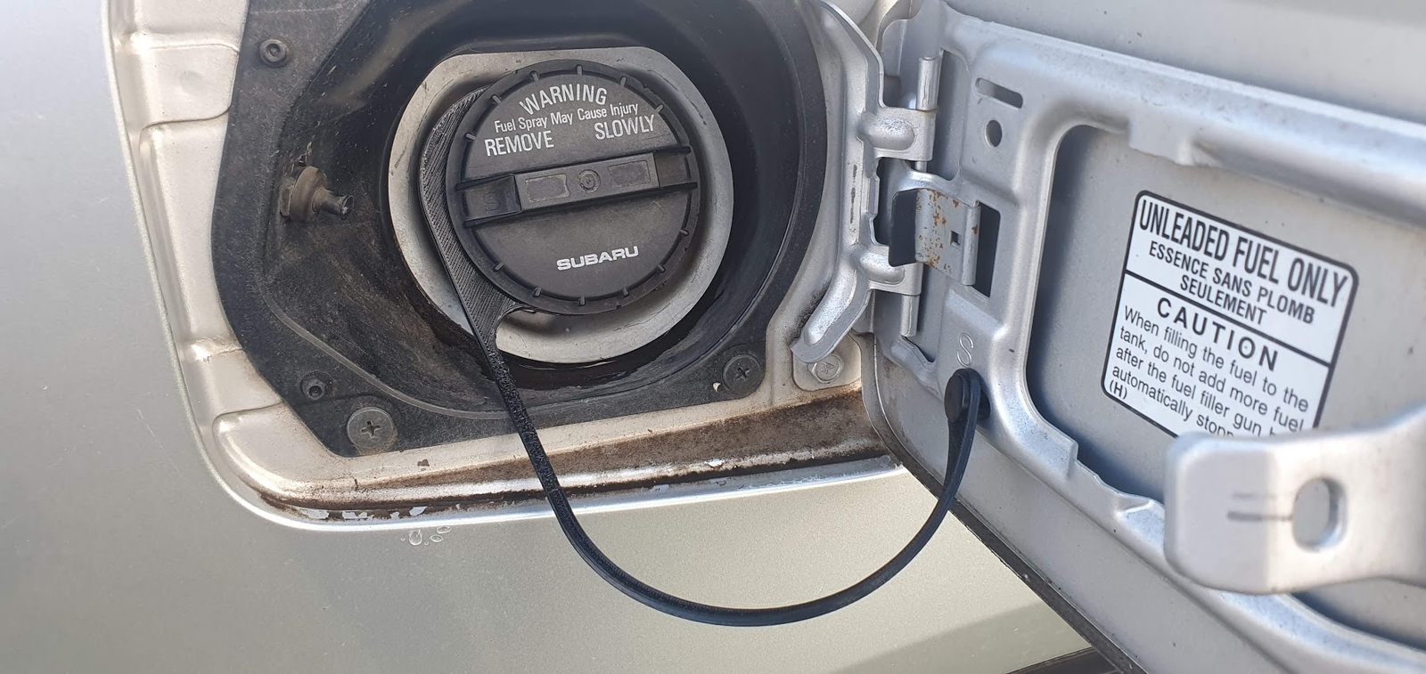 Replacement Subaru Fuel Cap Lanyard / Holder / Leash / Tether eBay