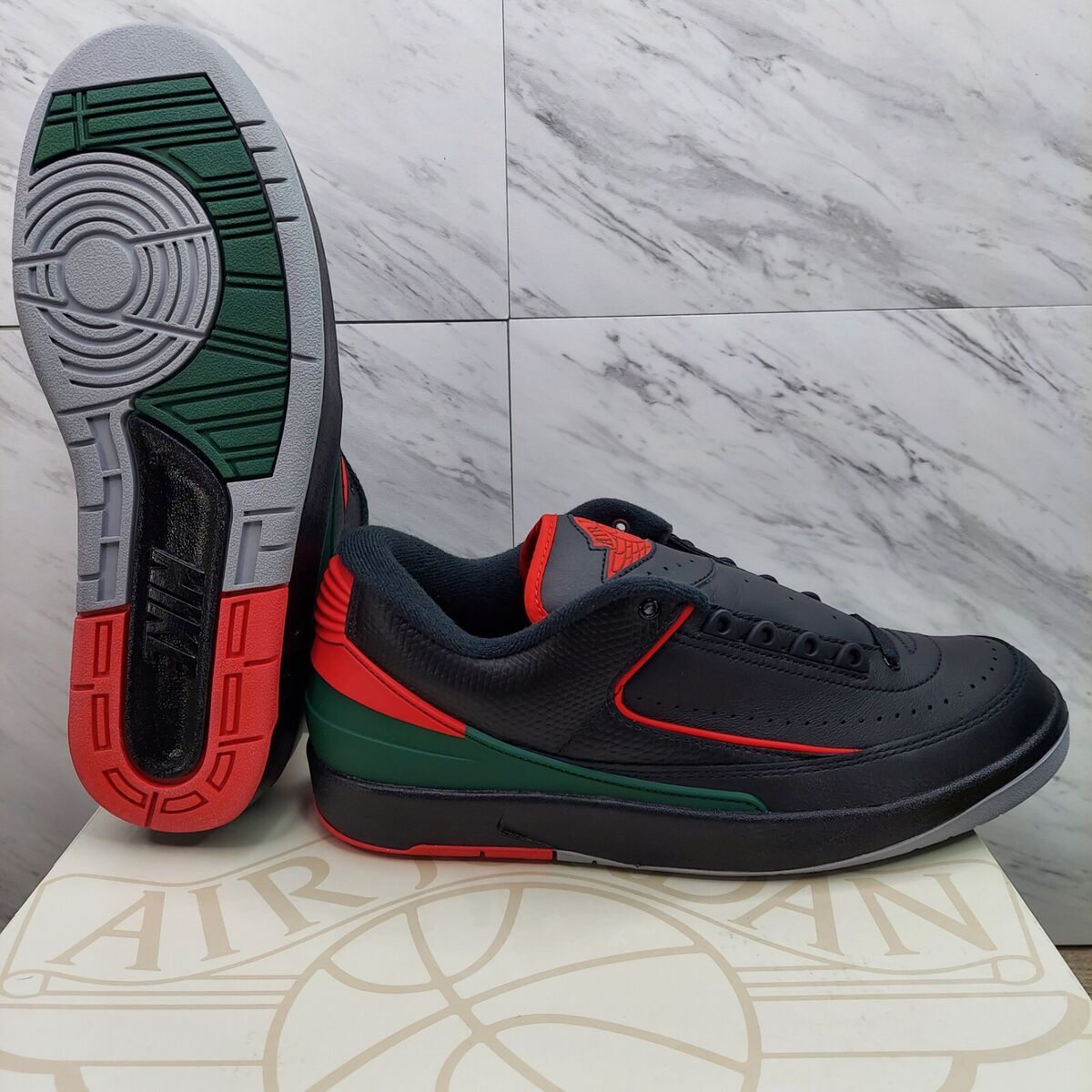 Size 10 - Air Jordan 2 Retro Low Christmas for sale online Size 10 - Air Jordan 2 Retro Low Christmas for sale online