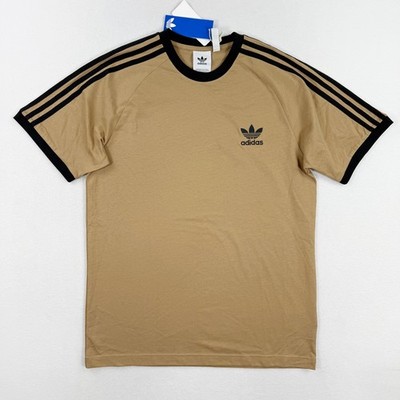 Adidas Originals Adicolor Classics 3-Stripes Tee Mens M Cardboard Brown JY1370
