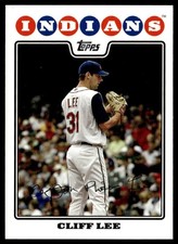 2008 Topps Cliff Lee Cleveland Indians #317