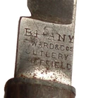 CIVIL WAR ? ANTIQUE FRED WARD SHEFFIELD ENGLAND KNIFE OR TOOL IN ORIGINAL SHEATH