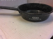 Enamel sauce pan black NEW NEW NEW