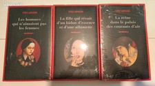 Lot 3 romans Millénium NEUFS 1-2-3