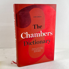 THE CHAMBERS DICTIONARY 13TH EDITION HARDBACK REFERENCE BOOK WITH DUST JACKET