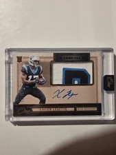 2024 Panini One Xavier Legette Rookie Autograph Patch #6 Carolina Panthers 