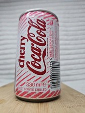 Cherry Coca Cola 330ml Coke Can From 1980's  Old Style Ring Pull