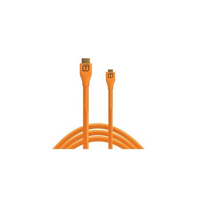 Tether Tools TetherPro Micro-HDMI Zu HDMI Kabel Mit Ethernet Orange, 15'