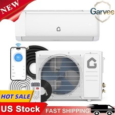 Industrial 9-24K BTU Ductless Mini Split Air Conditioner HeatPump WiFi AC Unit